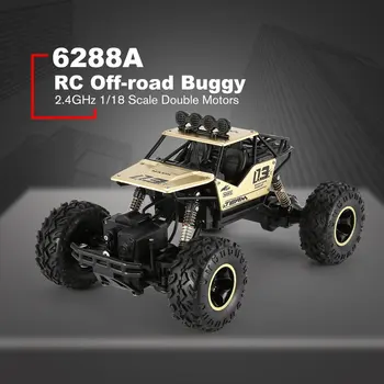 1/16 2,4 GHz RC Auto Zliatiny Telo Shell Rock Crawler 4WD Dvojité Motory Off-road Buggy na Diaľkové Ovládanie Bigfoot Lezenie Vozidla Hračky 9514