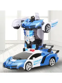1:18 Rozsahu RC Auto Transformáciu Robota Športové Vozidlo, Model Hračka Deformácie Auto
