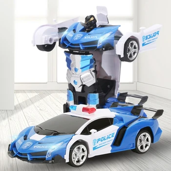 1:18 Rozsahu RC Auto Transformáciu Robota Športové Vozidlo, Model Hračka Deformácie Auto
