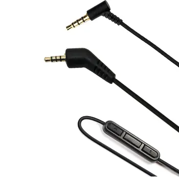 1.4 Metrov Nahradenie Predlžovací Kábel Audio Kábel pre Bose QuietComfort Kľudnej Pohodlie QC 3 QC3 Slúchadlá pre iOS Android Telefónu