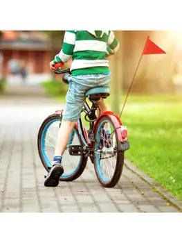 1 Ks Bezpečnosti Pennant Deliteľné 120 cm/180 cm Požičovňa Vlajka Pre Chlapcov A Dievčatá, jazda na Bicykli Rovnováhu na Bicykli