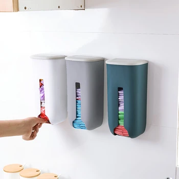 1 ks úložný box kuchyňa spálňa kúpeľňa úložná polička organizovať taška kreatívne domáce plastového vrecka dávkovač