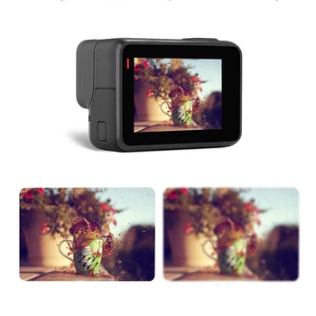 1 nastavte Tvrdeného Skla Chránič Kryt puzdro Pre GoPro Go pro Hero5 Hero6 Hrdina Black Objektív Kamery na LCD Obrazovke sú Jasné Ochranný Film