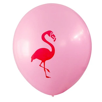 10 inch 1,5 g Ružová/biela Flamingo Strany Balóny Latexové Nafukovacie Ballon Vianočné Tropické Strany Svadobné Dieťa Showe Dekorácie 5210