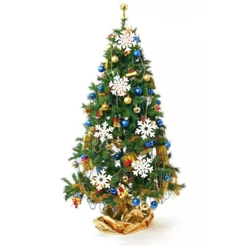 10 Ks Mini Biele snehové Vločky Visí Ozdoby na Vianočné stromčeky Drevené Domova R9UF 7012
