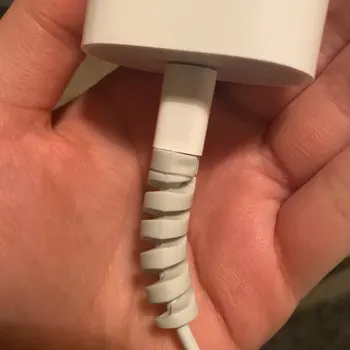 10 Ks Nabíjací Kábel Chránič Winder Drôt, Kábel Displeja Pre Apple iPhone USB Nabíjačka, Kábel, Kábel Špirála USB Ochranné Puzdro