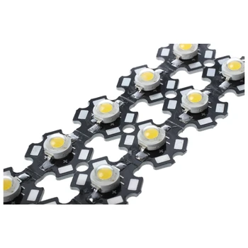 10 kusov 3W High Power Teplé Biele Svetlo LED Žiarovky