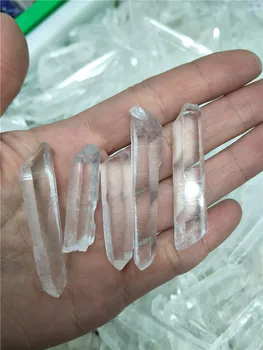 10 kusov jasný kremeň bodov liečivé kryštály ľadu jasný kremeň vzor liečivé kryštály