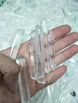 10 kusov jasný kremeň bodov liečivé kryštály ľadu jasný kremeň vzor liečivé kryštály