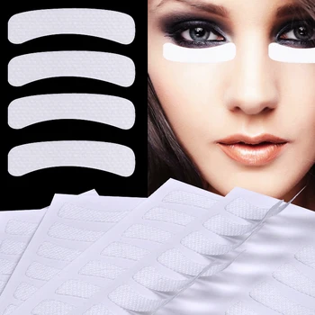 100 Ks Bielych Očí Mihalnice Rozšírenie Tkaniny Podložky Nálepky Škvrny Lepiacu Pásku, Make-Up, Kozmetické Nástroje