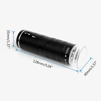 1000X WIFI Digitálny Mikroskop 2MPX Kamera 1080P zväčšovacie sklo Smartphone Mikroskopy
