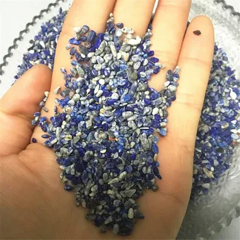 100g Prírodné lapis lazuli rock crystal štrku lapis lazuli kamenné sutiny