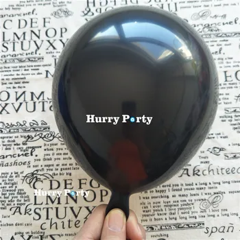 100ks Black Balloon Garland Arch Domov Svadobné Anniversaire Baby Sprcha Party Dekorácie Balóny Pozadie Stenu Decor