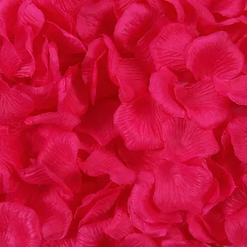 100ks Svadobné Dekorácie Simulácia Rose Farebné Scatter Konfety Hodváb Okvetné Lístky ruží Umelý Kvet Svadobných Doplnkov