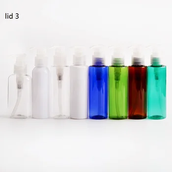 100ml pekné farby PET fľaše s plastovým čerpadla.pre mlieko/ručné pranie/Šampón/moisturizer/pleťové vody PET kontajner