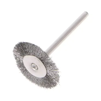 10pcs 22 mm Platinum Čepeľ z Nehrdzavejúcej Ocele Drôty Wheel Brush Dremel Rotačný Nástroj pre Mini Vŕtať Dremel Leštenie Príslušenstvo Dremel