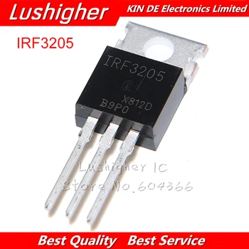10pcs IRF3205 DO 220 F3205 TO220 IRF3205PBF MOSFET 55V 110A 200W Nový, Originálny