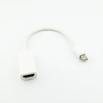 10pcs Mini Display Port DP Samec na HDMI Žena Adaptér Kábel pre MAC Macbook Pro Vzduchu 23 cm