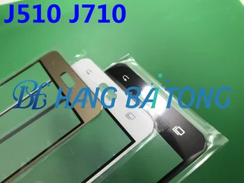 10pcs Nové Predné Sklo Náhradný Kryt Dotykový Displej Vonkajšie Sklo Objektívu pre Samsung Galaxy J5 J510 J510F J7 J710 J710F 2016