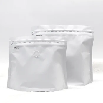 10pcs pol kila diamond hliníkovej fólie zip lock taška s ventilom sušené potraviny lichobežníkový tvar pre balenie coffee bean čaj