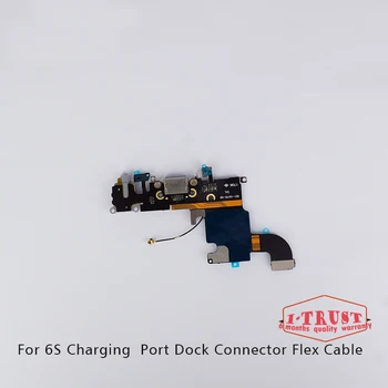 10pcs/veľa USB Dock Konektor Nabíjacieho Portu Flex Kábel Pre iPhone 6S 4.7