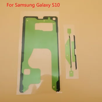 10set/veľa Originálnych Pre Samsung Galaxy s rezacím zariadením S10 G973 G973F Modularitou Dotykový LCD Displej Predný Rám, Nálepky, Lepiace Pásky