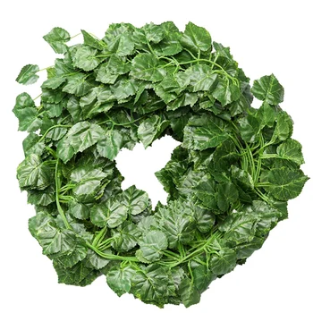 12 Ks Umelých Ivy Leaf Garland Falošné Rastlina Brečtan Viniča Visí Na Svadobné Party Záhradné Dekorácie Hroznové Listy