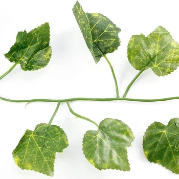 12 Ks Umelých Ivy Leaf Garland Falošné Rastlina Brečtan Viniča Visí Na Svadobné Party Záhradné Dekorácie Hroznové Listy