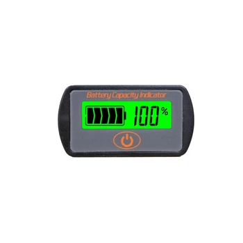 12V 24V LCD Kapacita Batérie Voltmeter Tester Indikátor Auto Olovené Lítium-G25 Veľkú Hodnotu apríl 4