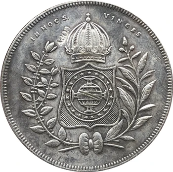 1843 Brazília 400 Ries mince KÓPIE MINCÍ 31573