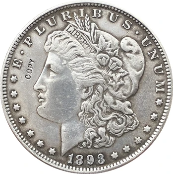 1893-O USA Morgan Dolár mince KÓPIA