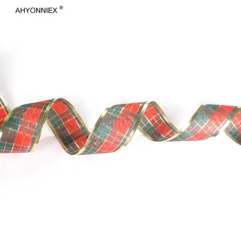1PC farebné Škótskej koberčeky páse s nástrojmi vianočné páse s nástrojmi X-max strom dekorácie chirstmas ručné DIY strany pásky, príslušenstvo