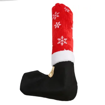 1PC Santa Claus Nohu Stoličky Nohy Zahŕňa LovelyTable Výzdoba, Vianočné Dekorácie Pre Domov Natal Firmware Nový Rok IC979682