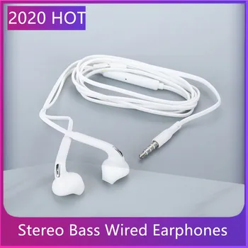1pc Stereo Bass Káblové Slúchadlá-Štuple Do uší Super Bass Headset S Mikrofónom Pre Samsung Galaxy S6 Telefón Vysokej Kvality