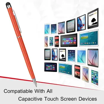 1pc Univerzálny Kapacitný Dotykový displej dotykové Pero Pero Pre Ipad, Tablet PC Pre Samsung Náhodné Farby, Kapacitné Pero 34376