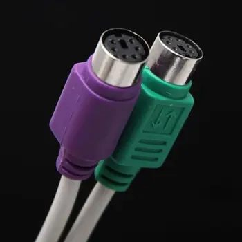 1pc USB Samec na PS2 Žena kábel Kábel Adaptéra Converter Použiť Pre Klávesnicu, Myš