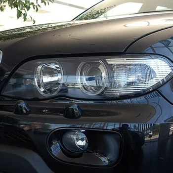 1Pcs Auto Svetlometu Vedúci Svetlo Lampy Jasný Objektív Objektív Kryt Na BMW X5 E53 2004-2006 Svetlometov Kryt Objektívu(VĽAVO) 600