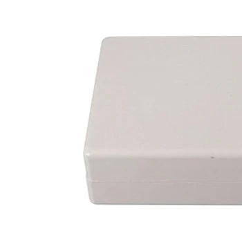 1PCS Plastové Projektu Box Krytu Prípade 125x80x32mm Elektronické DIY Nástroj Prípade, Biela