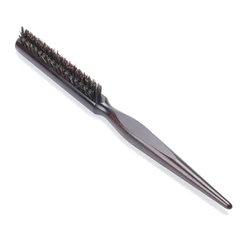 1Pcs Pro Salon Hair Brush Dreva Rukoväť Načechraný S Hrebeňom Jedlo Kadernícke Účes Holič Pokožku hlavy Masáž Vlasy Styling Nástroj