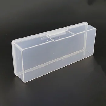 1PCS Transparentné Nail Art Šperky Úložný Box Obdĺžnik Kozmetické Úložný Box Plastový Naplniteľné Fľaše