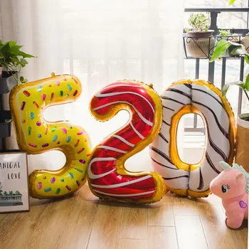 1pcs/veľa Šišku Narodeninovej Party 42inch 1. narodeniny Fóliový Balón Baby Sprcha Happy Birthday Dekorácie Nafukovacie Lopty Sladké Strany