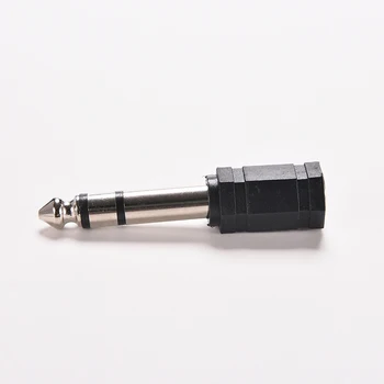 2 ks 6,5 mm 1/4 Muža na 3.5 mm 1/8 Žena Stereo Audio Mic (Plug Adaptér Jack Konektor pre Adaptér