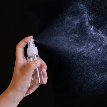 2 KS Cestovné Transparentné 50 ml Ultra-jemnú Hmlu Fľaša Parfum telovým Mliekom Spreji Sub-fľaša Hydratácie Malé Zavlažovanie Môže