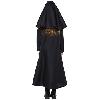 2 ks Dievčatko Klasické Mníška Oblečenie Halloween Kostým Maškarný Party Šaty Vhodné pre 4-9 Rokov
