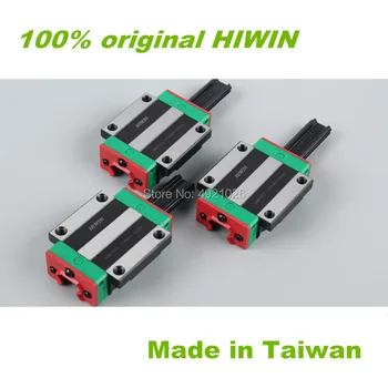 2 ks lineárne vodiacej koľajnice Originálne HIWIN HGR25 - 650 700 750 800 850 900 950 1000 1050 mm s 4pcs lineárne prepravu HGW25CA 57525