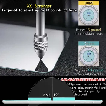 2 ks Tabliet Tvrdeného Skla Screen Protector Kryt pre Teclast X90HD Anti-Rozbitie Obrazovky Počítača Tablet Tvrdeného Film