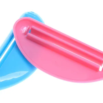2 ks zubná pasta Squeezer zubná pasta Klip Multifunkčné zubná pasta Dávkovač ABS Prenosné Cleanser Kozmetika Vytláčacie Svorky