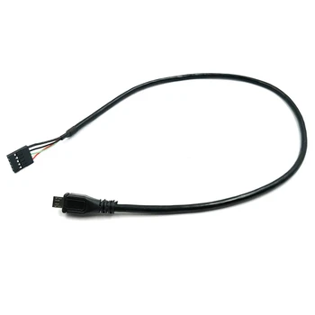 (2-Pack) 50 5 Pin Doske Žena Hlavičke Micro-USB Muž Adaptér Dupont Extender Kábel usb (5Pin/Micro-USB)