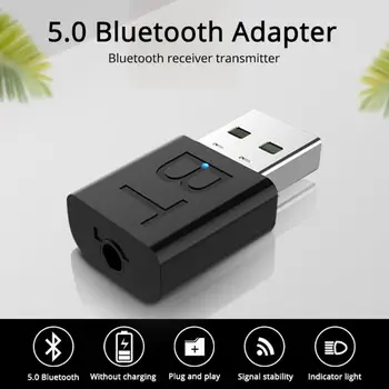2 V 1, Bezdrôtová 5.0 Prijímač, Adaptér, USB Vysielač Bluetooth Stereo Slúchadlá Audio Adaptér pre TV Reproduktorov do Auta