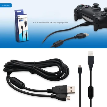 2 V 1 Mikro Nabíjanie USB Dátový Kábel Nabíjačka Pre Sony PS4 Slim Herný ovládač